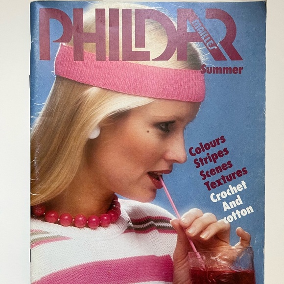Phildar Mailles No. 74 Summer 1980 Vintage Crochet Magazine - Picture 1 of 8